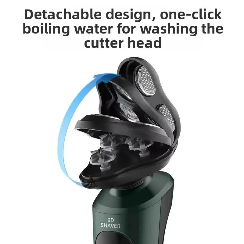 New 9D electric shaver USB car mounted high-power full body washing