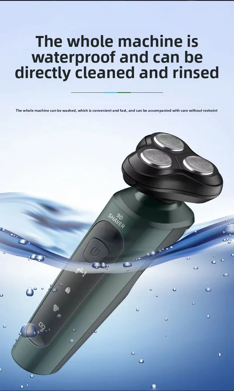 New 9D electric shaver USB car mounted high-power full body washing
