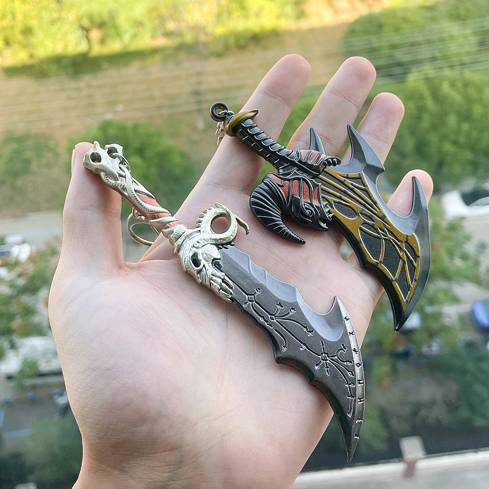 New God of War 5 Ragnarok Keychain Thor's Hammer Mjolnir Key Chain