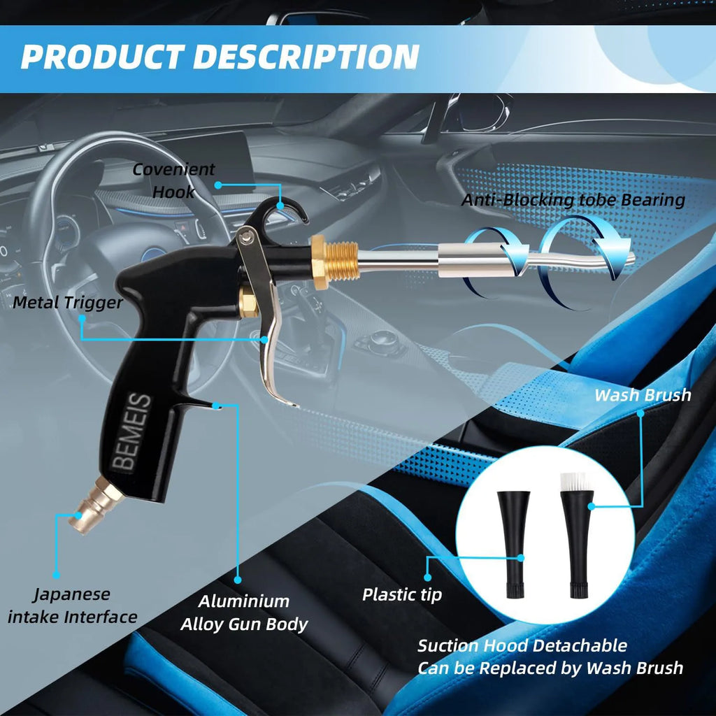 High Qulaity Portable Aluminium Bearing tube Tornador Gun For Car