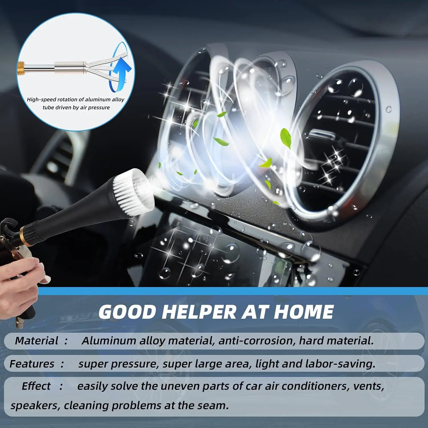 High Qulaity Portable Aluminium Bearing tube Tornador Gun For Car