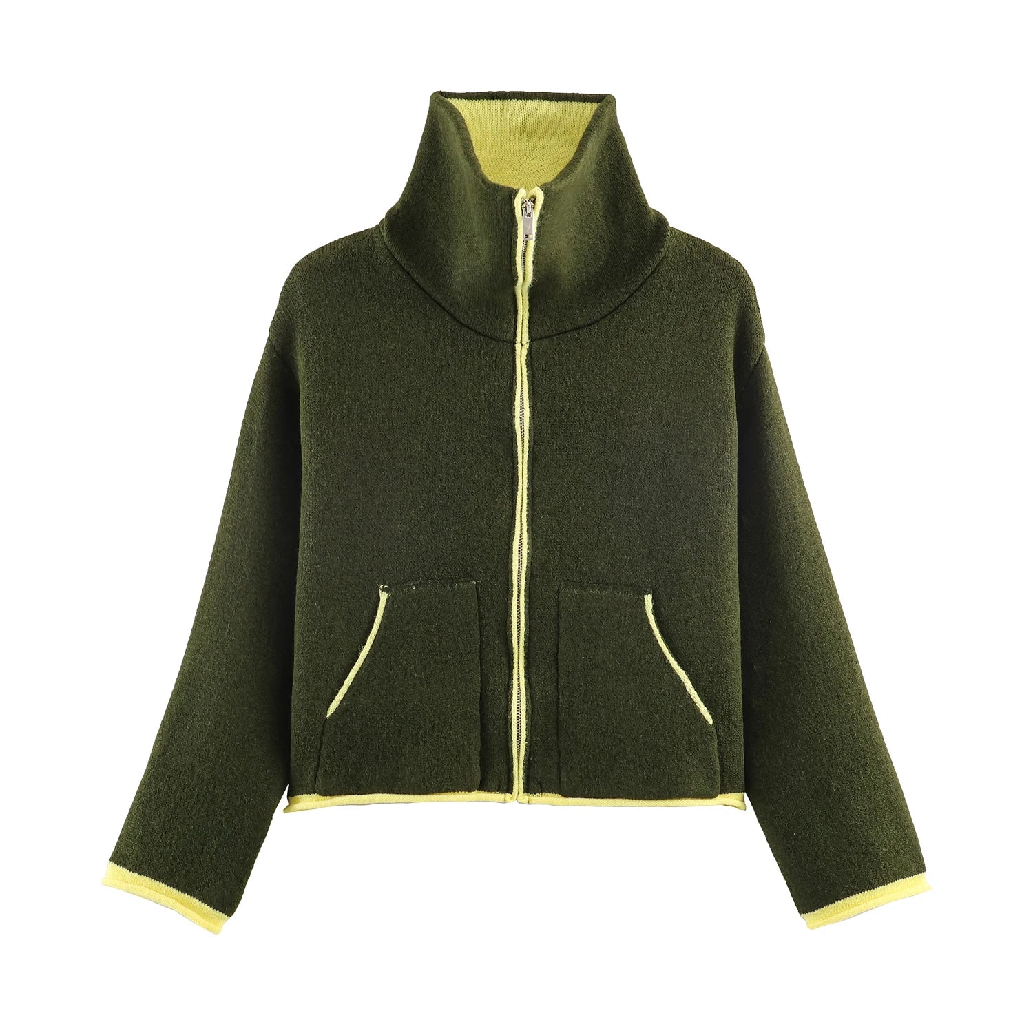 2025 Winter New Product Women's Lazy Style Loose Contrasting Color