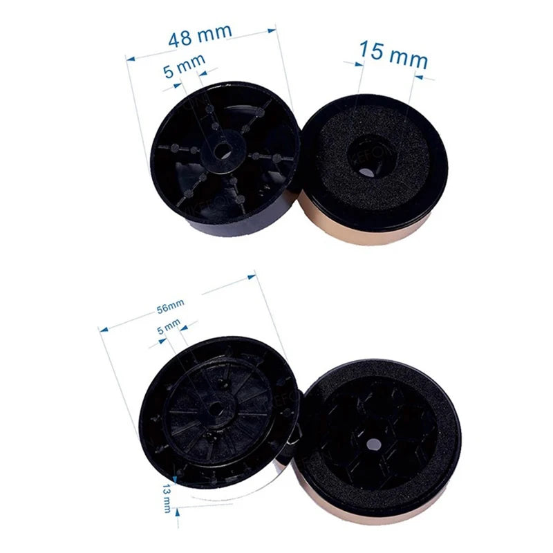 4pcs/set HIFI Audio Speaker Amplifier Anti-shock Absorber Feet Pads