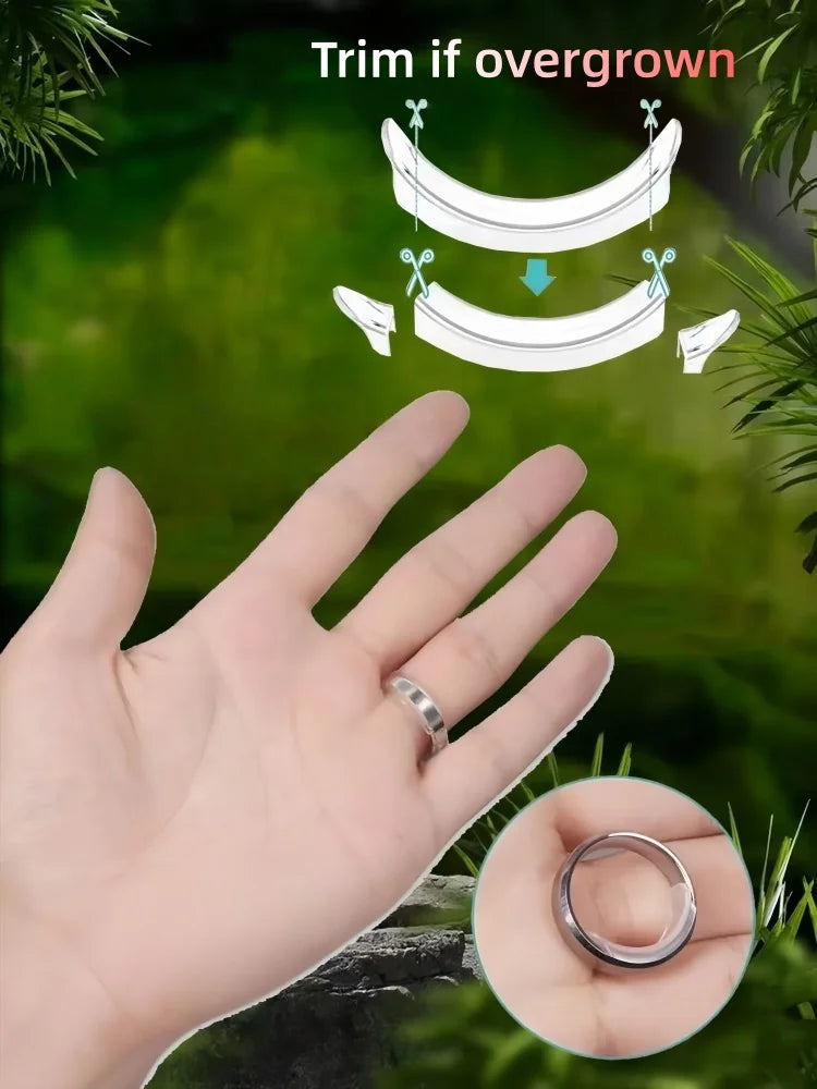 8PCS Invisible Soft Ring Spacers - DIY Ring Resizing Pads Jewelry