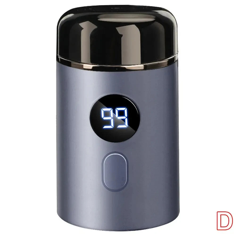 Men's electric mini shaver, dry and wet dual-use shaver, LED digital
