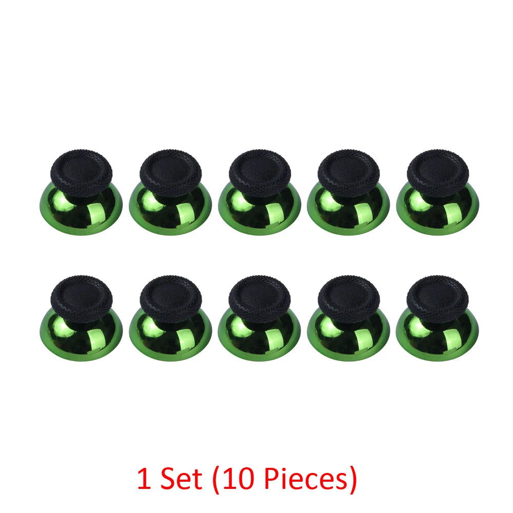 10Pcs Thumb Stick Grip Cap Button Plastic Plating Colors Mushroom Head Case Joystick For Sony Playstation 5 PS5 Dualsens