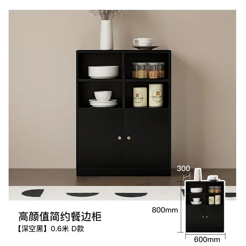 i7   Cream Wind Combination Meal Side Locker Kitchen Storage Tea Coffee Side Cabinet