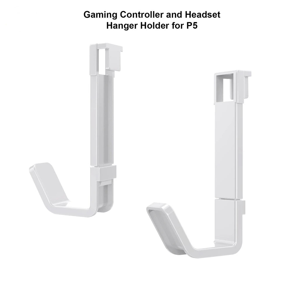 For PS5 Pro PS5 Slim Accessories Controller Headphone Stand Mount for Playstation 5 Console Gaming Headset Hanger Holder Hook