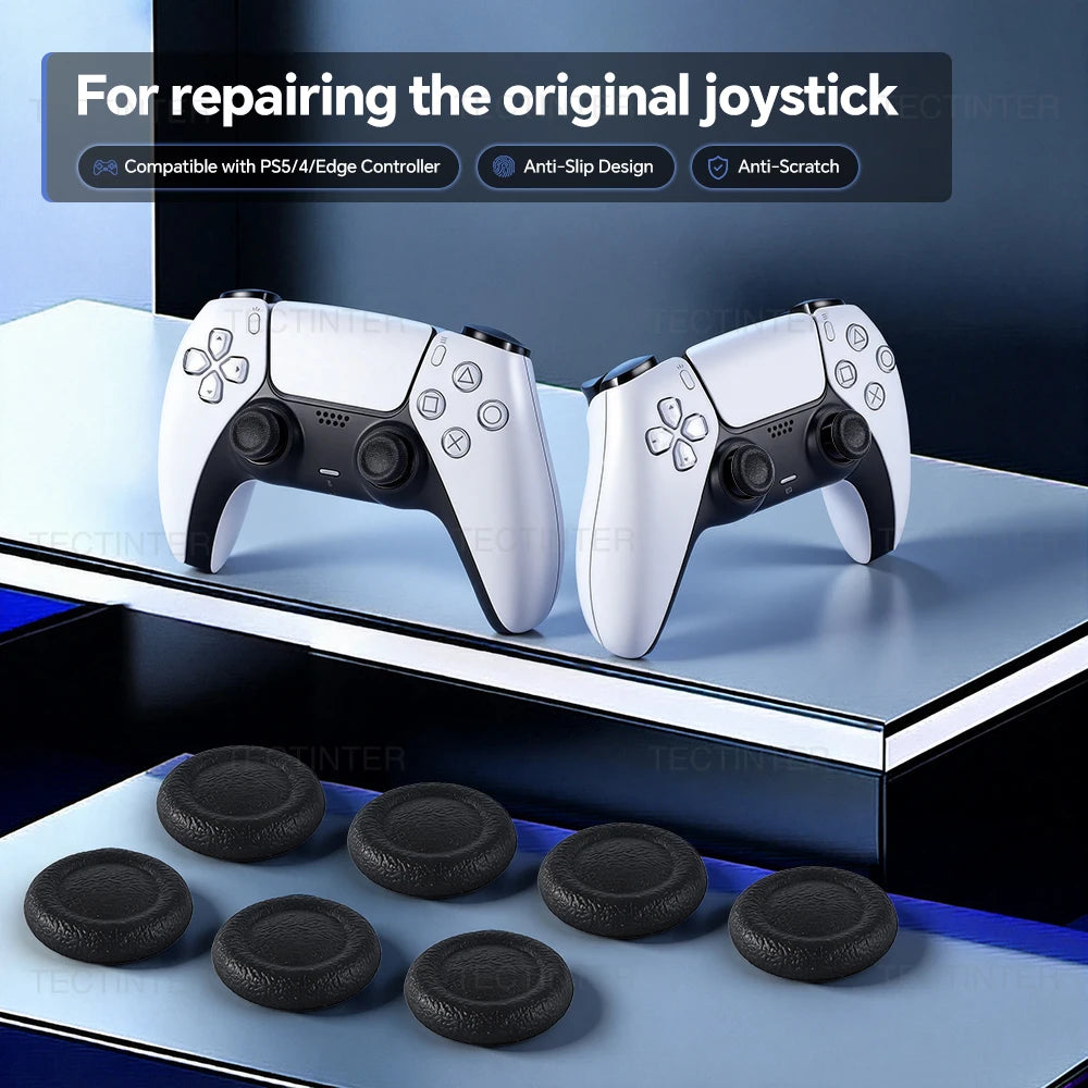 2/6PCS Joystick Replacement Caps for PS5/PS4 Controller Thumbstick Grip Cover Repair Parts for PlayStation 5 Gamepad Accessories