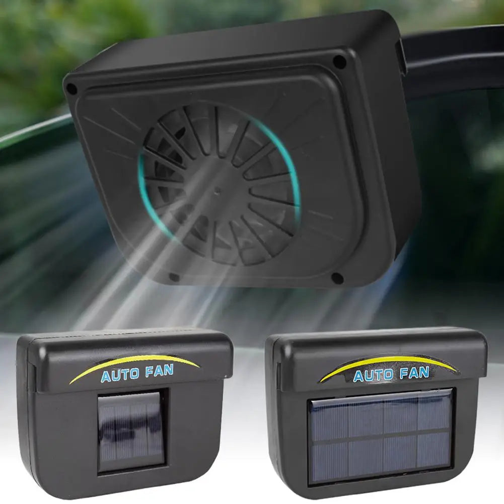 Solar Power Car Air Vent Fan Car Exhaust Fan Car Ventilation Fan Car Auto Air Vent Cooling Ventilation System Heater Exhaust Fan