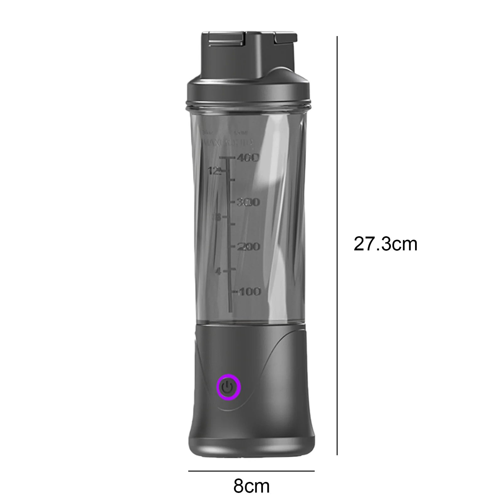 Portable Blender for Shakes and Smoothies 450ML Cordless Small Personal Juicer USB-C Rechargeable Blender Cup for Picnic Office