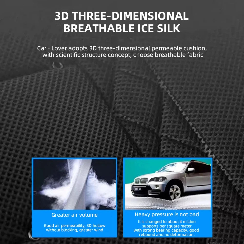 Car Cool Air Seat Front Cushion  USB12V/24V Universal Rapid Cooling Car Fan Seat 3-Speed Setting Ventilated Seat Cushion For Car