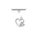 5sets PVD Never Fade Stainless Steel OT Clasps Toggle Bracelet Hooks End Necklace Connectors ForDiy Jewelry Making Accessories