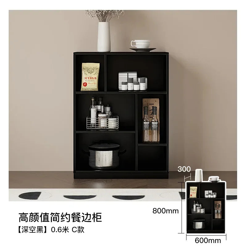 i7   Cream Wind Combination Meal Side Locker Kitchen Storage Tea Coffee Side Cabinet