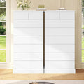 Elegant Tall Dressers and Bedroom Sets with 8 Drawers, 59.6 Tall Dressers, Chests, and Wooden Storage Cabinets, Ideal for Closet