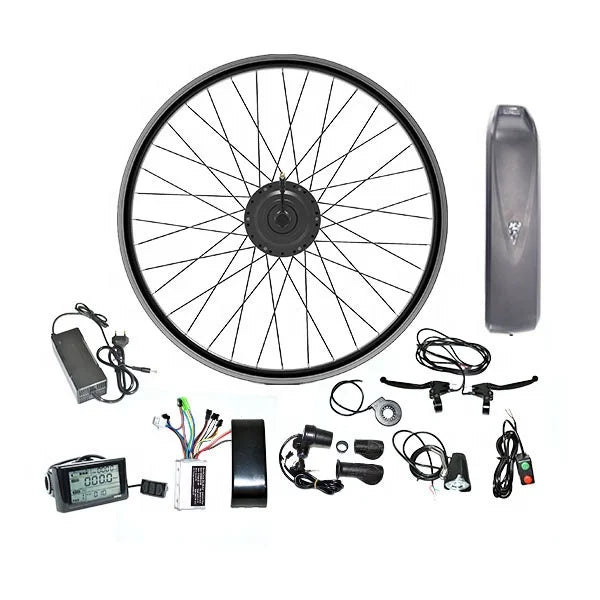 Cycle Kit Conversion E-bike 24v 36v 250w 350w Hub Motor Set Electric Bike Bicycle Kit with Battery case