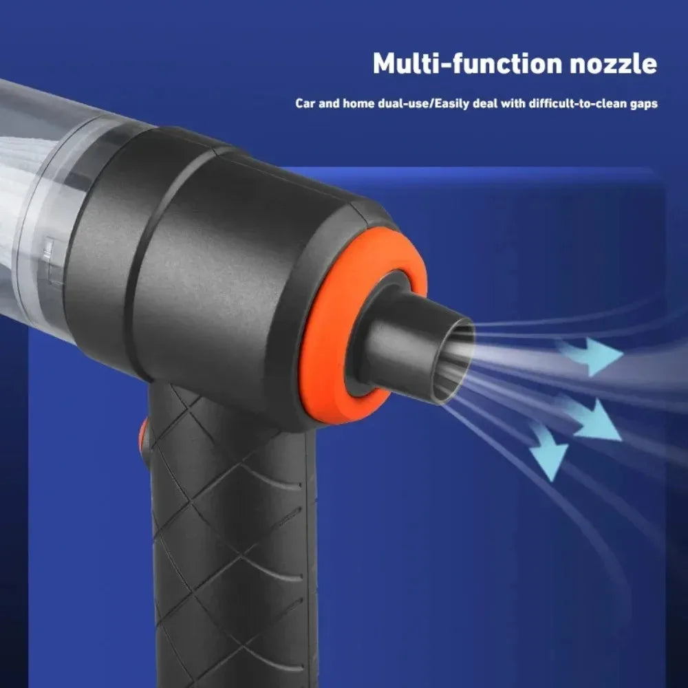 Handheld Car Vacuum Cleaner Cordless 12V Portable Powerful Suction Strong High Power Cleaning Tool for Auto Interior