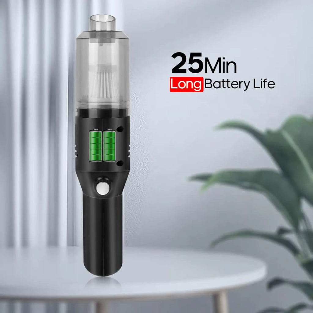 Portable Mini Car Vacuum Cleaner, Cordless Handheld High Power Rechargeable for Desk and Home Use