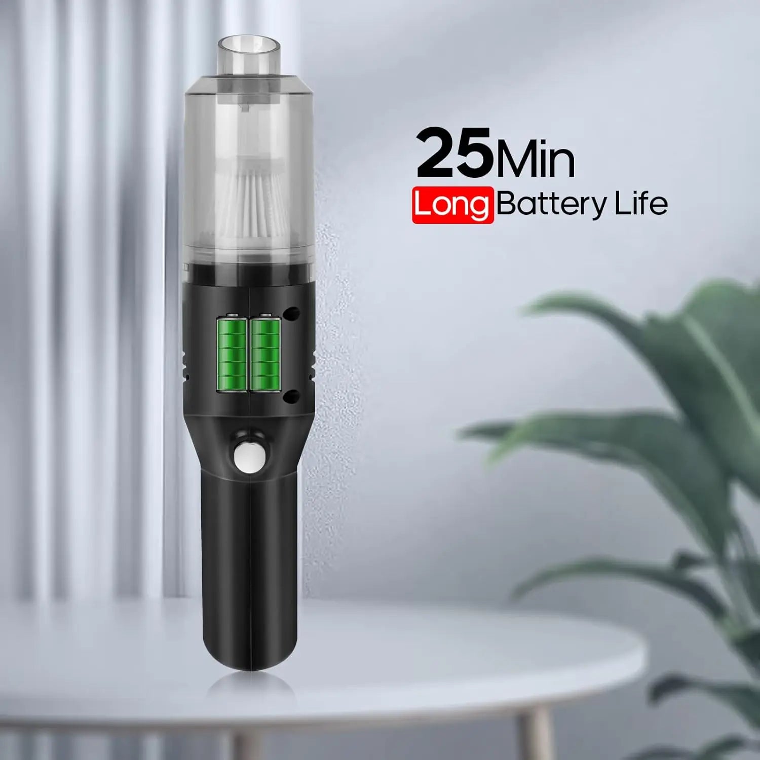 Portable Mini Car Vacuum Cleaner, Cordless Handheld High Power Rechargeable for Desk and Home Use