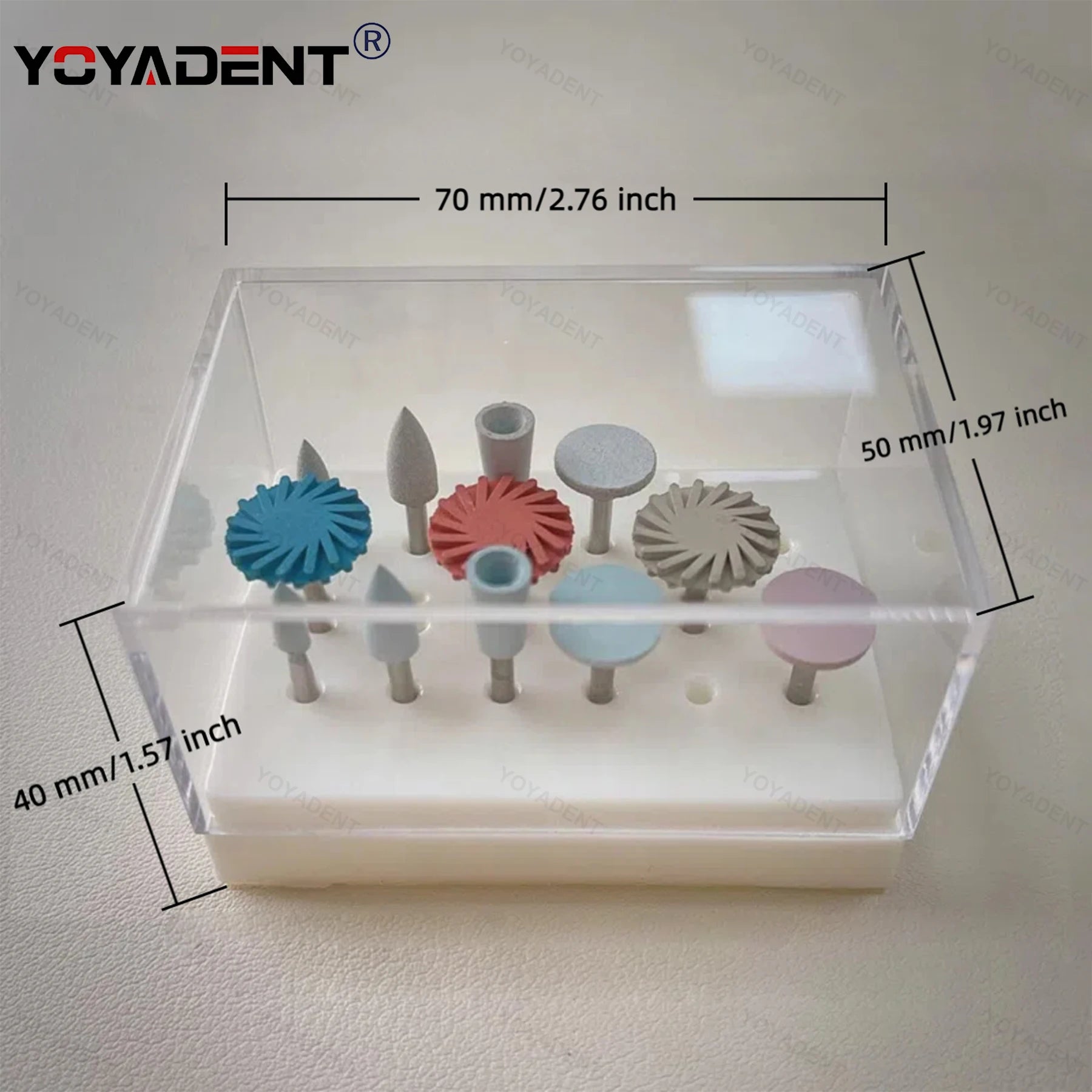 Dental Composite Polishing kit Rubber Diamond Resin Polishing Wheels 12 Piece Set Teeth Whitening Polishing Tools Dental Product