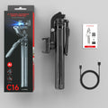 C16 Handheld Gimbal Stabilizer 360° Rotation Selfie Stick Tripod for Phone AI Tracking Quadruped for Smartphone Action Camera