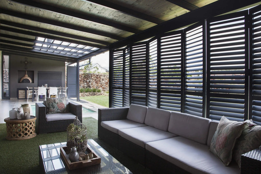 KAKADU Modern Aluminum Alloy 6065 Adjustable Louver Shutters KKD04 Model Factory Direct Residential Use Rectangle Exterior