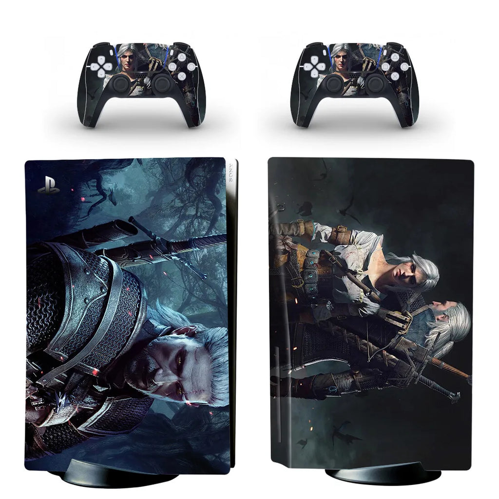 PS5 Disc Skin Sticker Protector Decal Cover for Console Controller PS5 Disk Skin Sticker Vinyl