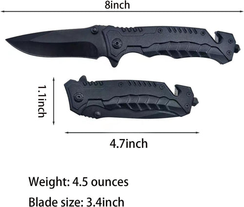 Tactical Folding Knife 10Pack Lock Knife 3.4 Inch EDC Outdoor Camping