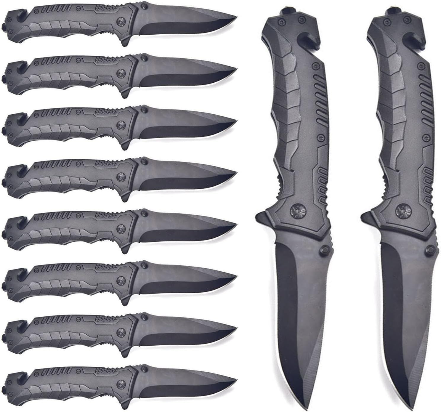 Tactical Folding Knife 10Pack Lock Knife 3.4 Inch EDC Outdoor Camping