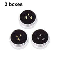 3/5 Boxes Dental Ornaments Jewelry Gem Diamond Crystal Tooth Material Teeth Whitening Beautiful Shining Oral Teeth Decoration