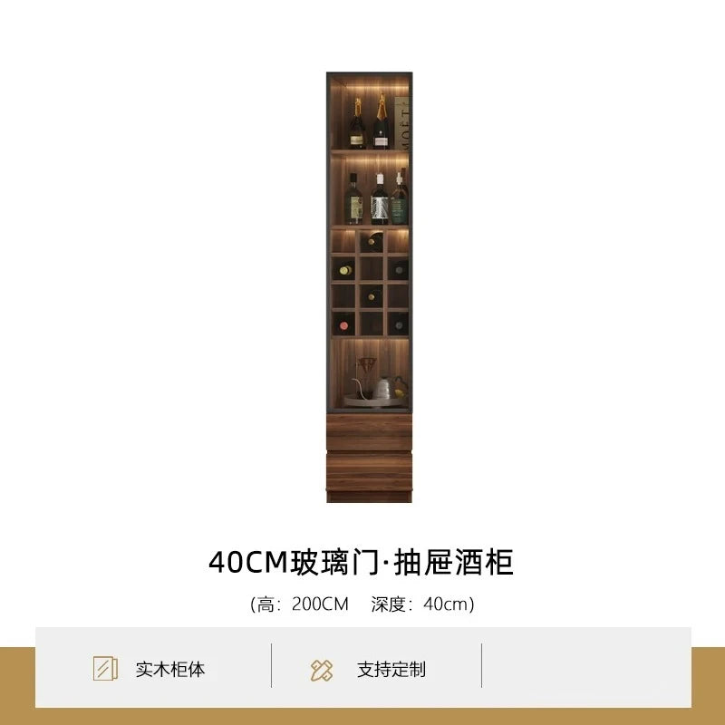 Home Living room glass display cabinets light luxury dining room storage locker wine cabinet modern pantry showcase furniture