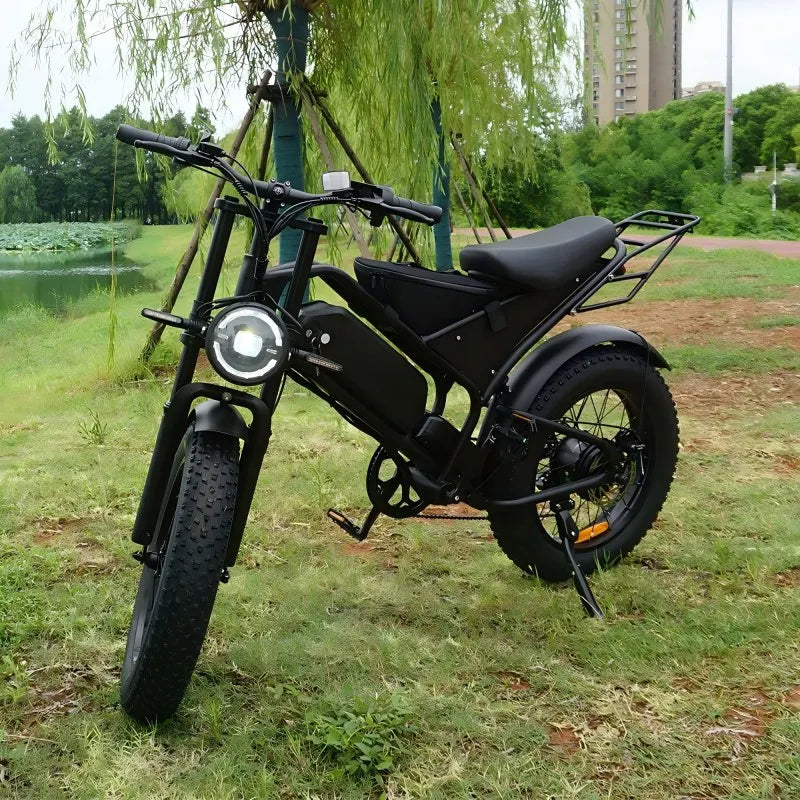 Electric Fat Bike 750W48V 15AH 20 Inch Disc Brake US Warehouse Outside Sport Steel Frame Long Range OEM Dropshipping E Bike