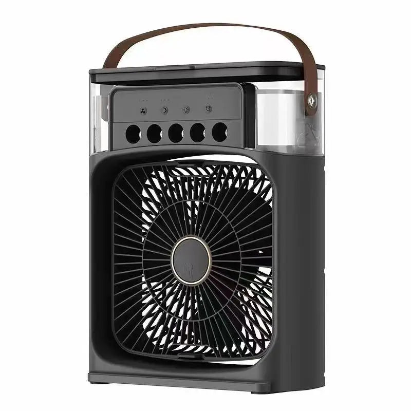 Home Portable Fan Air Conditioner: 3-in-1 Design with Humidifier USB Electric LED Night Light Household Small Air Cooler 2026