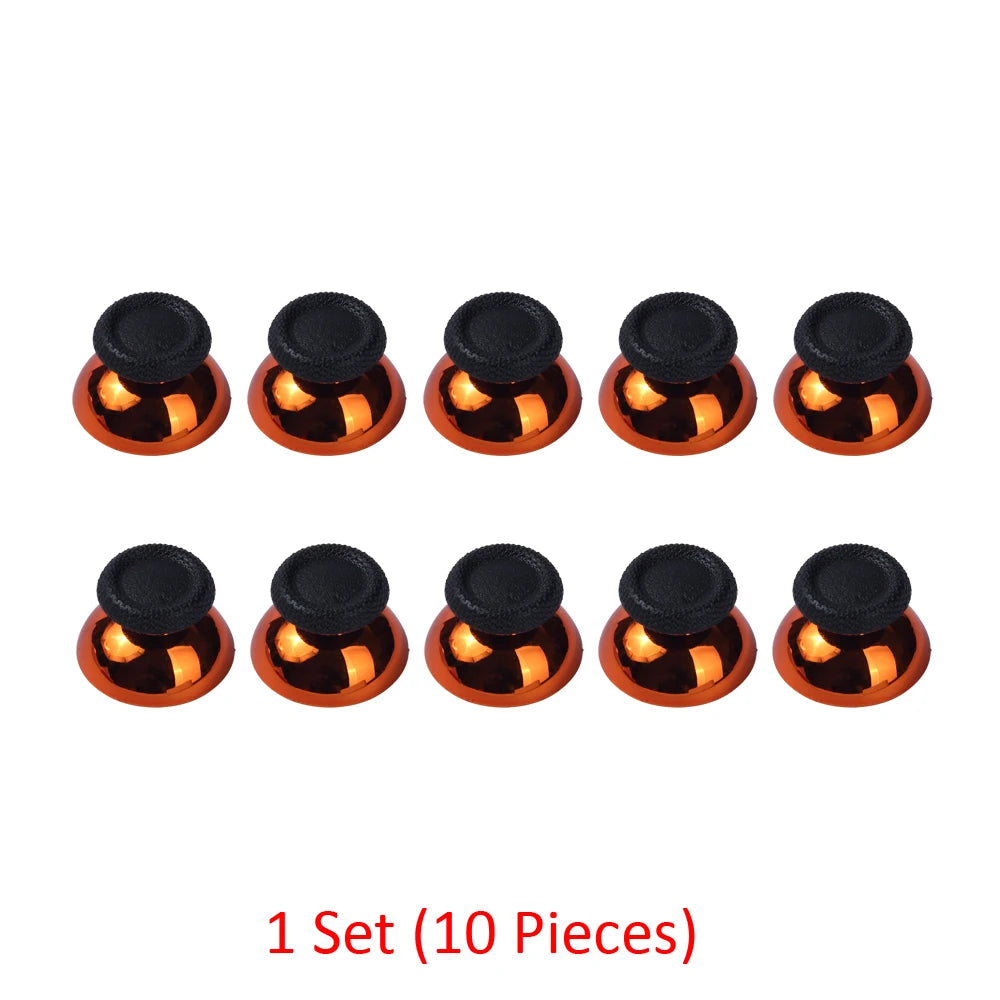 10Pcs Thumb Stick Grip Cap Button Plastic Plating Colors Mushroom Head Case Joystick For Sony Playstation 5 PS5 Dualsens