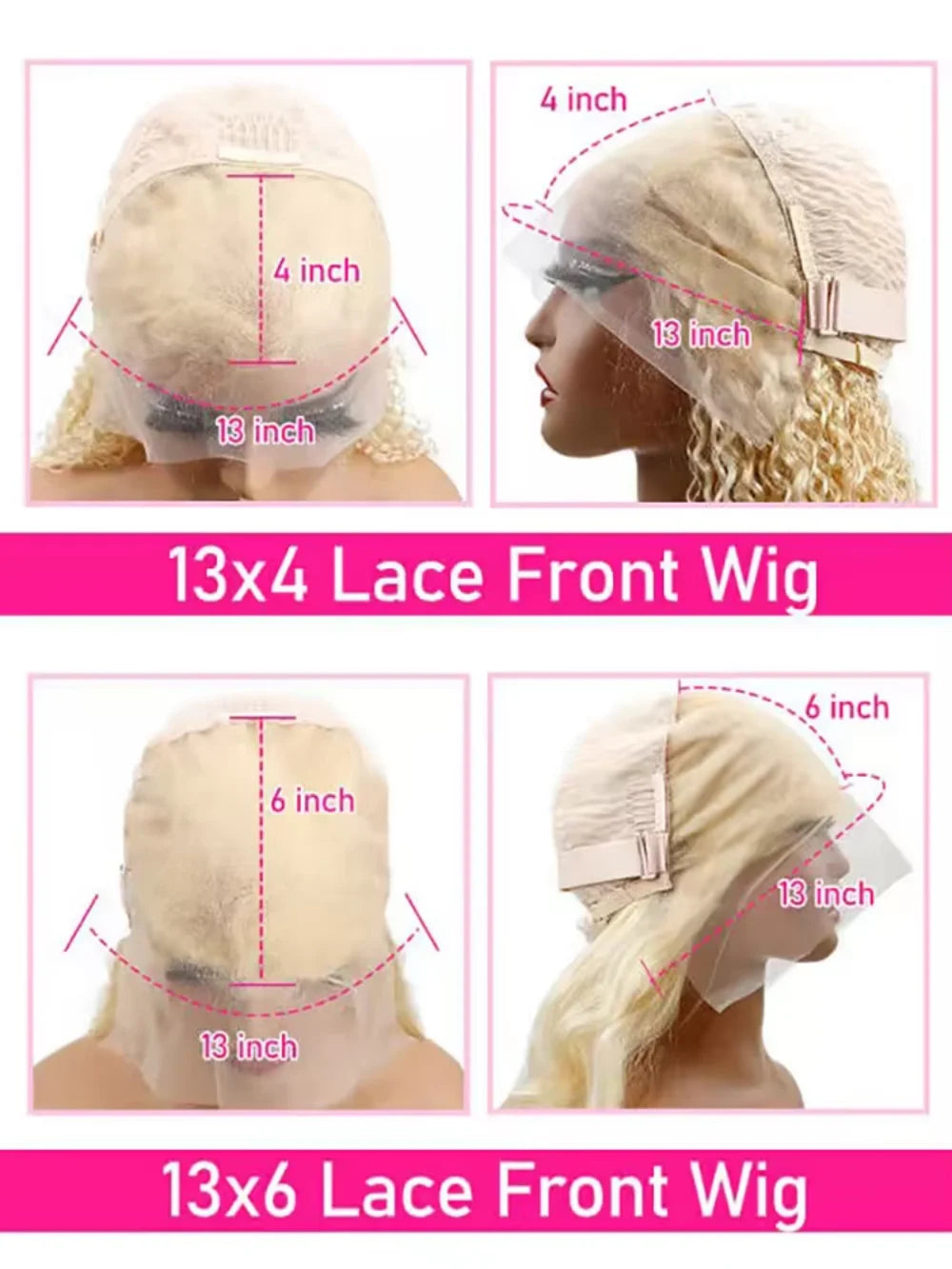 46 Inches Long Straight Honey Blonde Colored Remy Human Hair 13x4 HD Lace Full Frontal 613 Hair Wigs 13x6 Lace Full Front Wigs