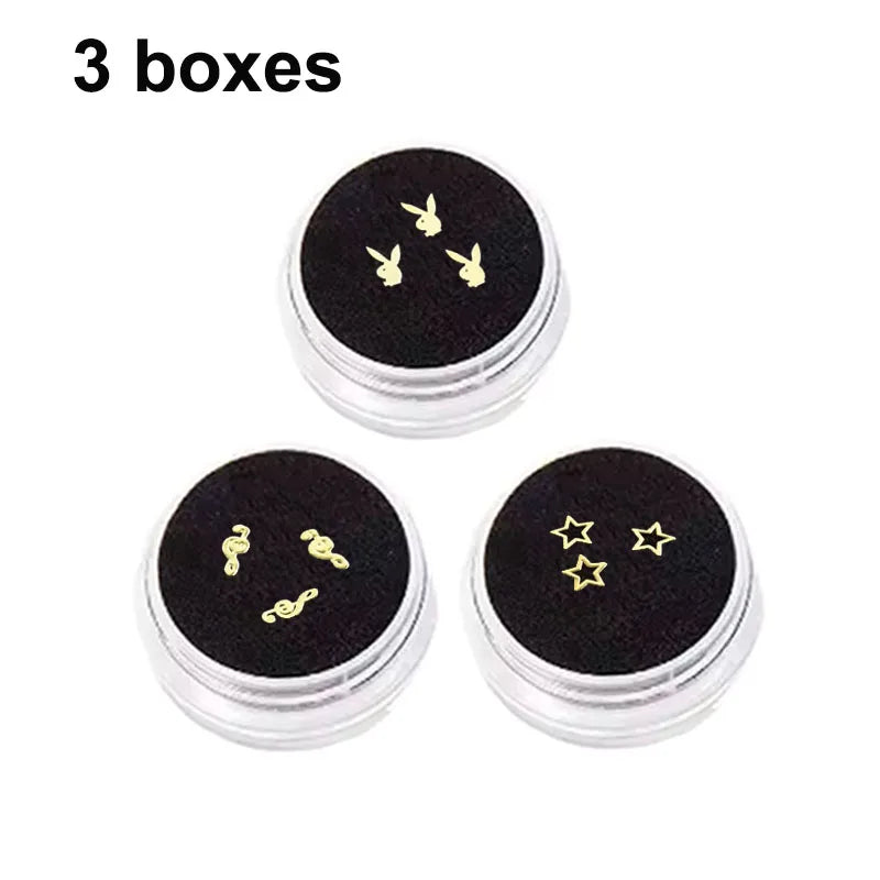 3/5 Boxes Dental Ornaments Jewelry Gem Diamond Crystal Tooth Material Teeth Whitening Beautiful Shining Oral Teeth Decoration