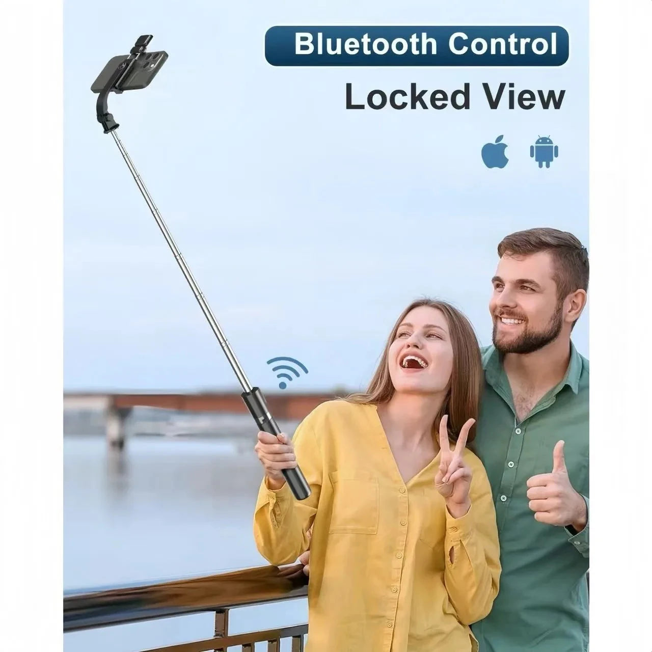 1700mm Selfie Stick Wireless Selfie Stick Phone Tripod Extendable Stand Foldable Monopod For Smartphones Balance Steady Shooting