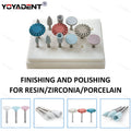 Dental Composite Polishing kit Rubber Diamond Resin Polishing Wheels 12 Piece Set Teeth Whitening Polishing Tools Dental Product