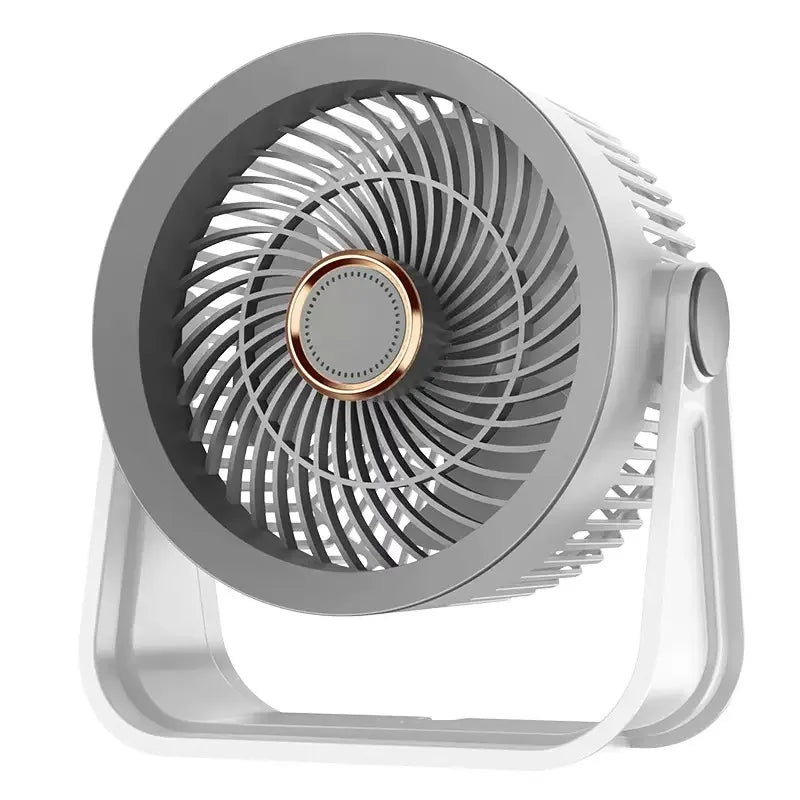 Desktop Fan Air Circulation Fan USB Rechargeable Outdoor Camping Portable Wall Mounted Small High Wind Fan For Student Home Use