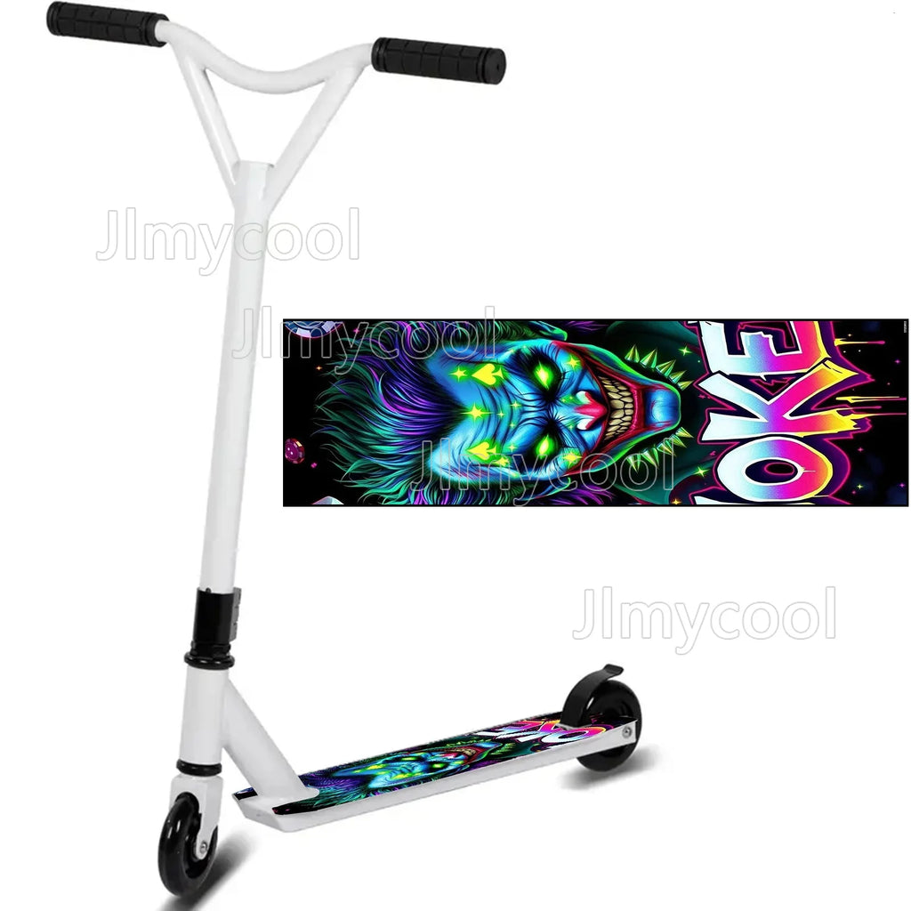 Anime Colourful Skateboard Sticker - Cool DIY for Electric Portable Folding Heavy-Duty Commuter City Bikes