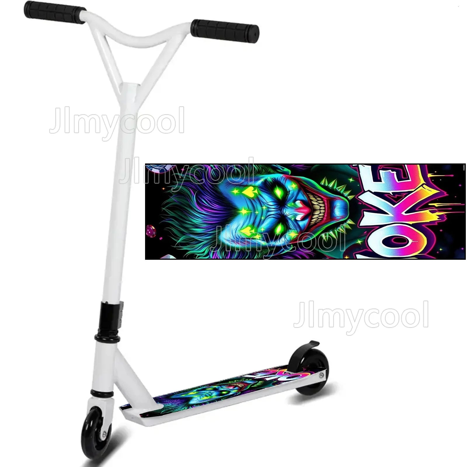 Anime Colourful Skateboard Sticker - Cool DIY for Electric Portable Folding Heavy-Duty Commuter City Bikes