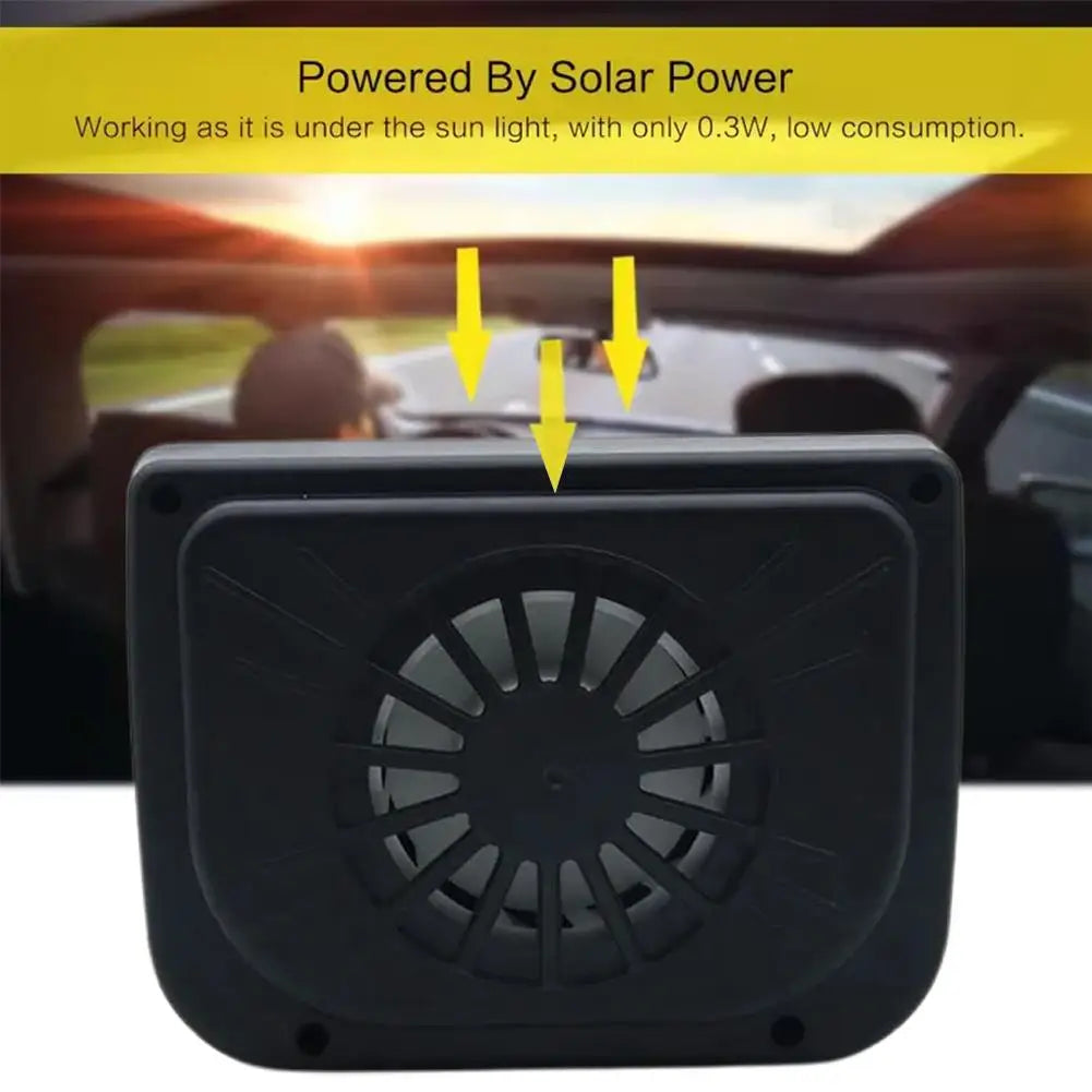 Solar Power Car Air Vent Fan Car Exhaust Fan Car Ventilation Fan Car Auto Air Vent Cooling Ventilation System Heater Exhaust Fan