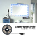 DC5V LED Makeup Mirror Light Strip USB Dressing Table Lamp LED Tape Room Decoration Bedroom Vanity Lights 0.5M 1M 2M 3M 4M 5M