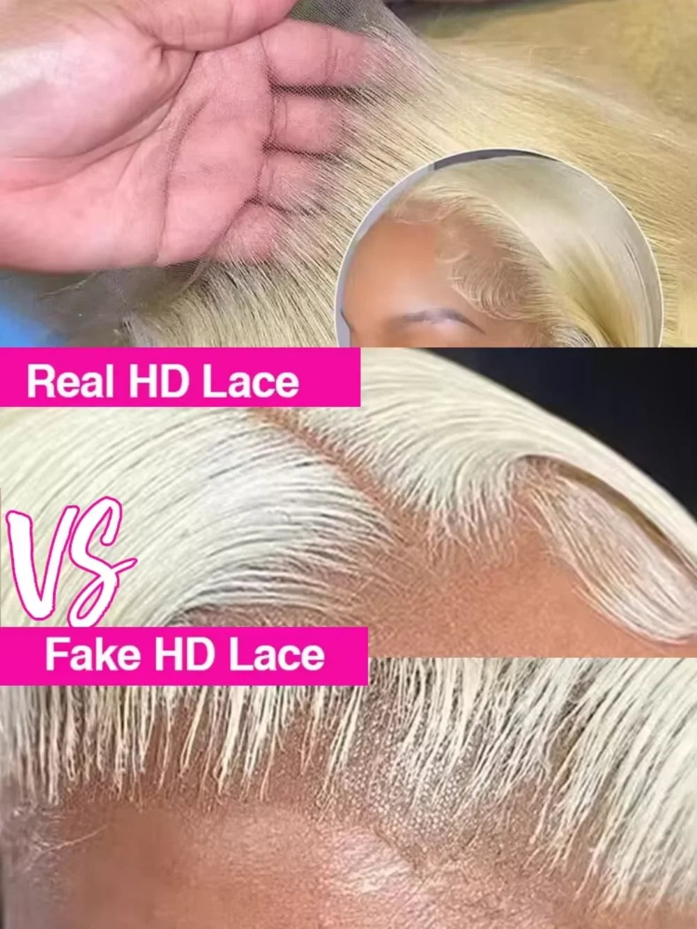 46 Inches Long Straight Honey Blonde Colored Remy Human Hair 13x4 HD Lace Full Frontal 613 Hair Wigs 13x6 Lace Full Front Wigs