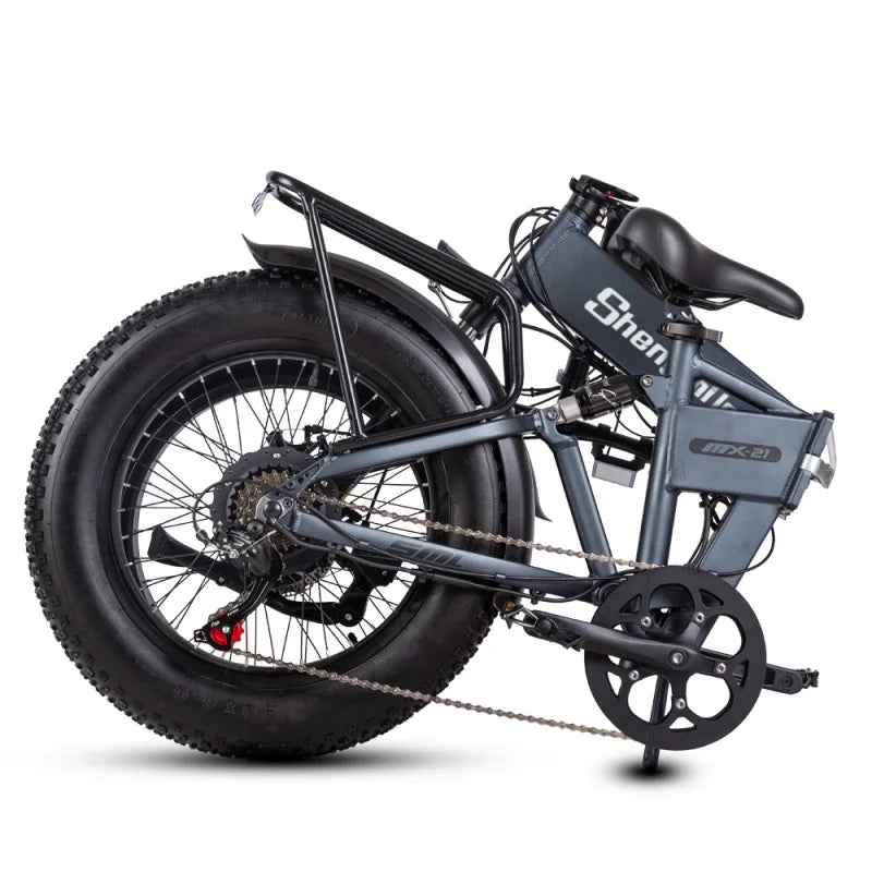 Best Quality 26-Inch Electric Folding Mountain Bike for Adults 48V 500W/1000W High Power Assist Aluminum Alloy Frame Disc Brake
