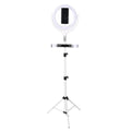 12'' LED Ring Light with Tripod Stand Phone Holder Dimmable Selfie
